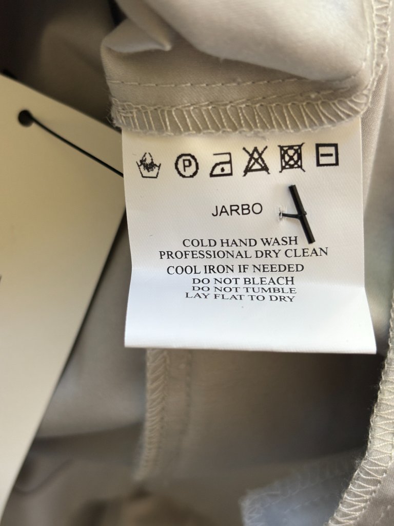 Jarbo "Perfect Pant" Silver Size 44 Nwt — image 5 of 6